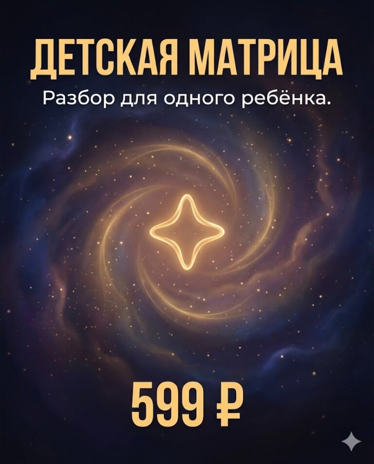 13a) Детская матрица — 1 ребёнок — 599 ₽