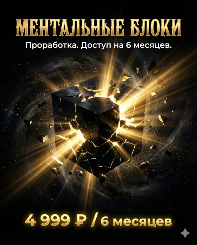 27. Ментальные блоки — 6 месяцев — 4 999 ₽ _ 6 месяцев