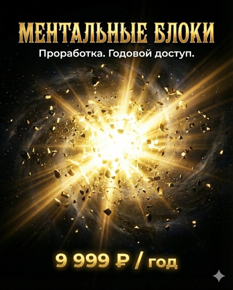 28. Ментальные блоки — год — 9 999 ₽ _ год