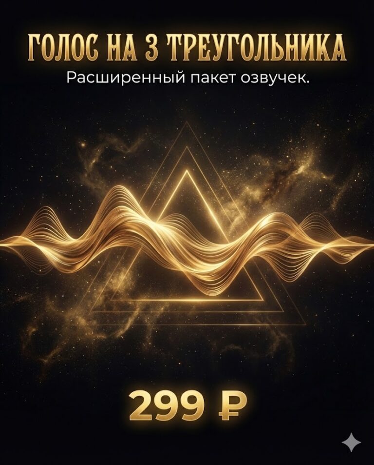 33. Голос на 3 треугольника — 299 ₽