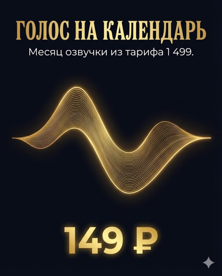 34. Голос на календарь (тариф) — 149 ₽