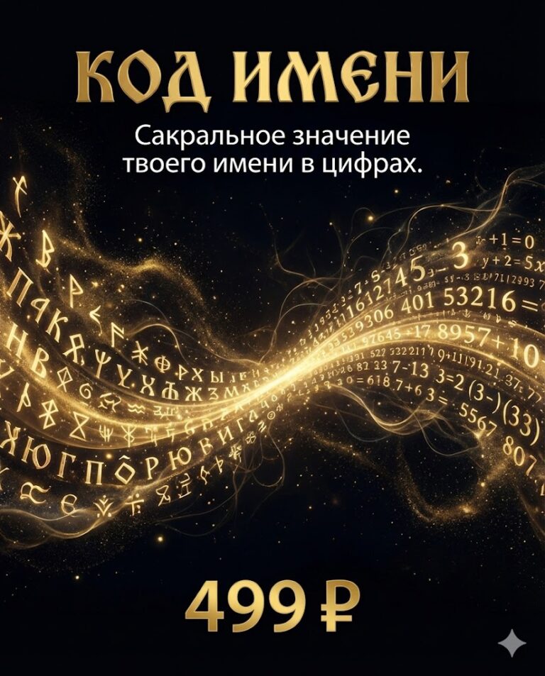 5. Код имени — 499 ₽
